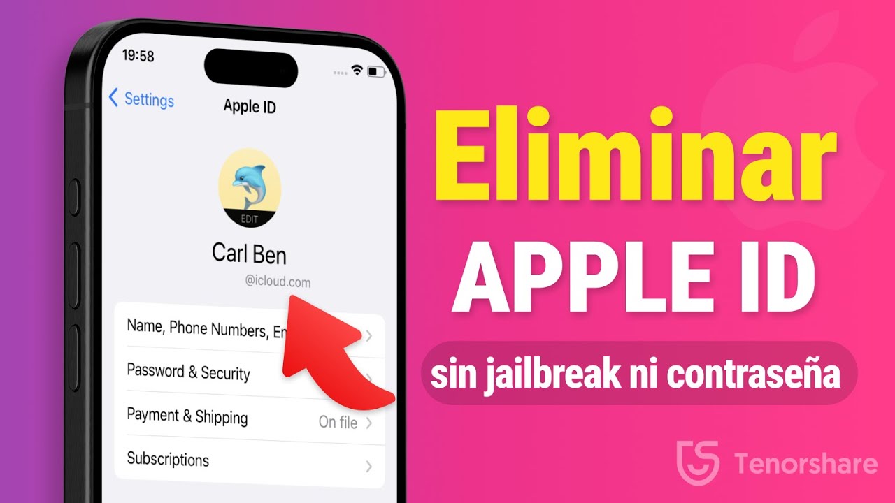 Eliminar apple id en iPhone&iPad sin Contraseña ni jailbreak💯Quitar