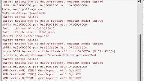 DCC communication with a target under OpenOCD + FT2232 JTAG