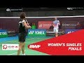 F | WS | Nozomi OKUHARA (JPN) [1] vs. CHEN Yufei (CHN) [2] | BWF 2019