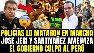 ALERTA! Filtran videos de hombre sin vida en la marcha y Santivañez con ministros culpan al pueblo