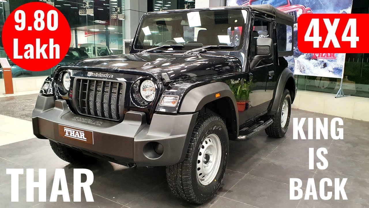 New Mahindra Thar 6-Seater Off-Road SUV Launched - On-Road Price,  Interiors, Features | Thar 2021 - YouTube