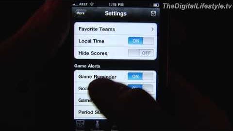 NHL GameCenter iPhone app review