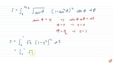`int_0^(pi/2)sqrt(sinphi)cos^5phidphi`
