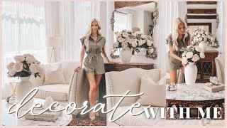 New! DECORATE WITH ME || STYLING NEW DECOR || CLASSIC HOME DECOR || DECORATING IDEAS AND INSPIRATION