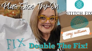 PLUS SIZE Fall TryOn Haul From Stitch Fix | Double The Fun! Fix VS Freestyle