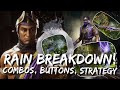Rain Breakdown! Strategy/Kustoms/All Buttons Explained! MK11 Ultimate Rain Gameplay Beginner Guide