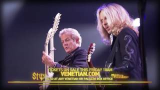 Rock legends styx with very special guest star don felder—formerly
of the eagles--will take las vegas stage for an unforgettable
five-night limited engag...