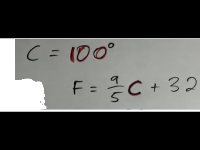 How do you convert 45°C to Fahrenheit? 