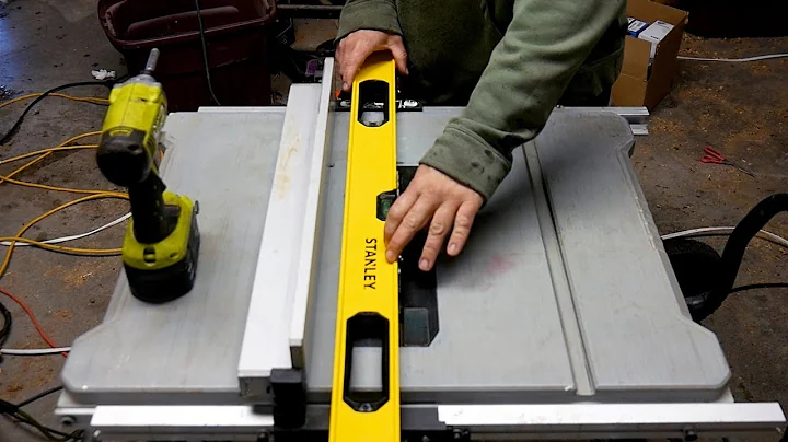 Hitachi C10RJ Table Saw FENCE ADJUSTMENT