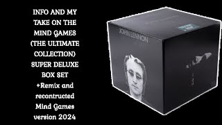 INFO AND MY TAKE ON THE JOHN LENNON MIND GAMES  BOX SET+Remix and recontructed Mind Games 2024