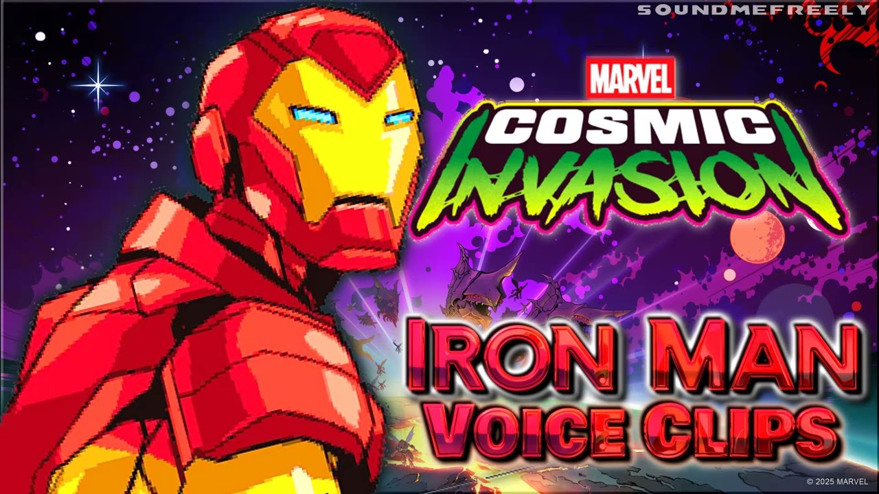 All Iron Man Voice Clips • Marvel Cosmic Invasion • All Voice