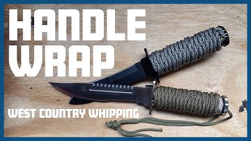 Paracord Handle Wrap Tutorial—West Country Whipping