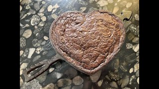 Valentine's Day Cast Iron Brownies by Cast Iron Chaos 353 views 2 months ago 4 minutes, 43 seconds