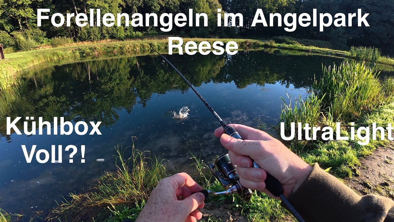 Forellenangeln im Angelpark Reese UL Fishing