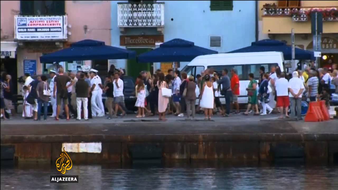 انتشال حطام سفينة كوستا كونكورديا