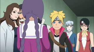 Boruto eps 183 but manga outfits - Boruto & Sumire Reunion