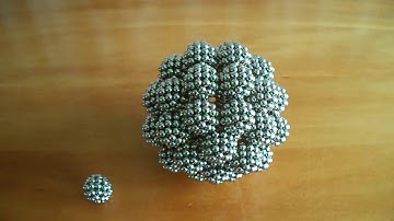 Cuboctahedron Fractal Sphere of Spheres - 48 × 48 | Tutorial | 2304 Neodymium Magnetic Balls