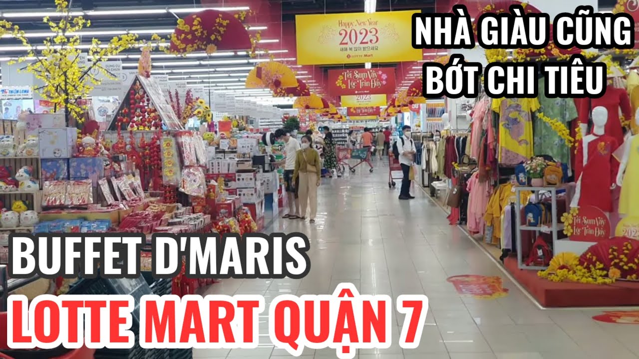 Đến LOTTE MART Quận 7 ăn BUFFET D'MARIS SIÊU NGON phát... - youtube