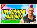 CUSTOM MATCHMAKING EU LIVE SOLO DUO SQUAD SCRIMS FORTNITE LIVE CUSTOM GAMES