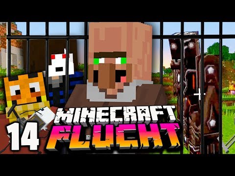 Wir ENTFÜHREN die Dorfbewohner ☆ Minecraft FLUCHT #14