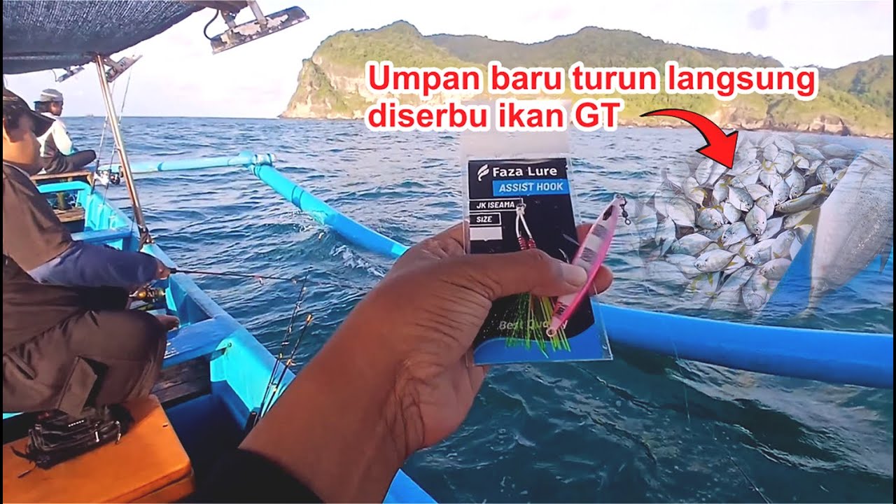 🎣 ASLI SPOT GILAAKK !! Pertama kali mancing di spot grajagan banyuwangi langsung diserbu kawanan GT