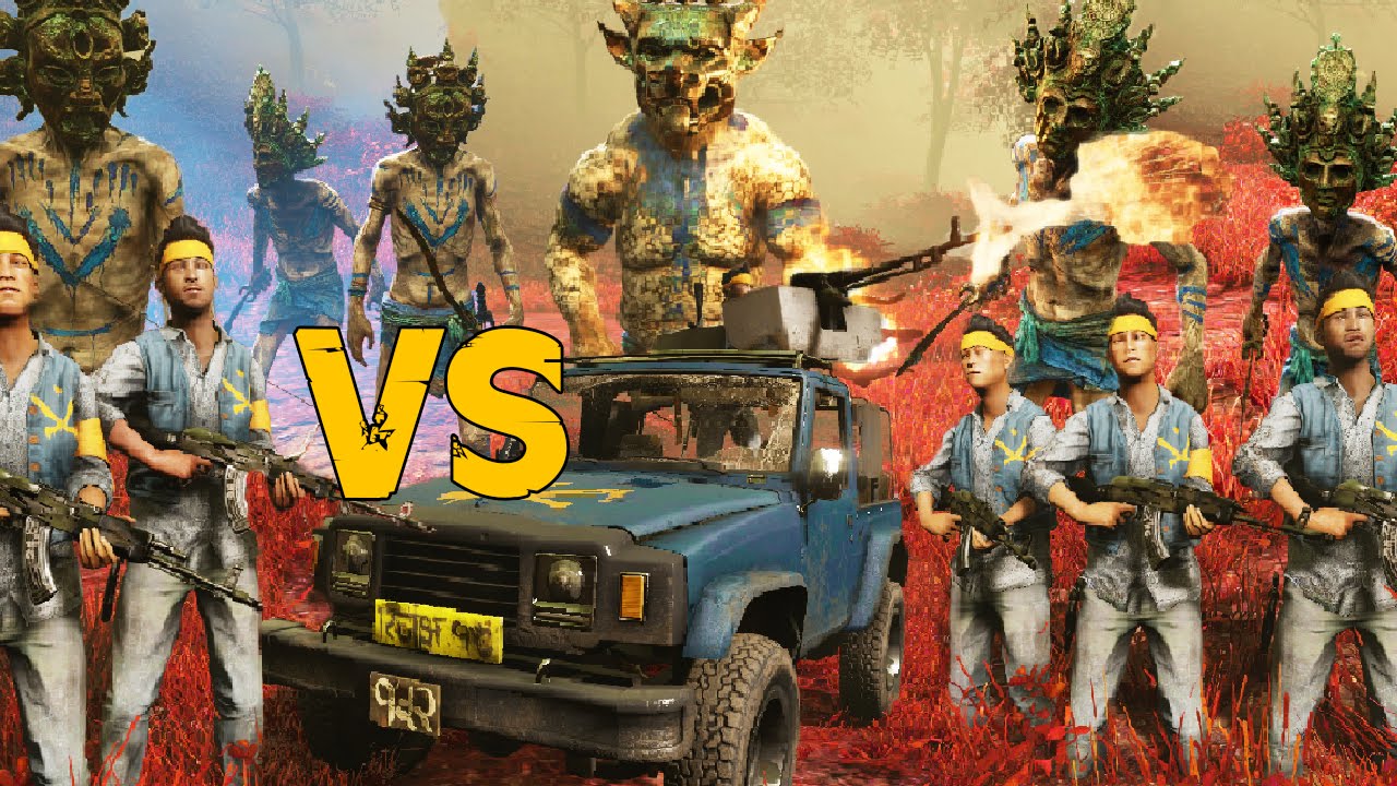 Far Cry 4 Shangri La Vs Golden Path Ai Battle Youtube