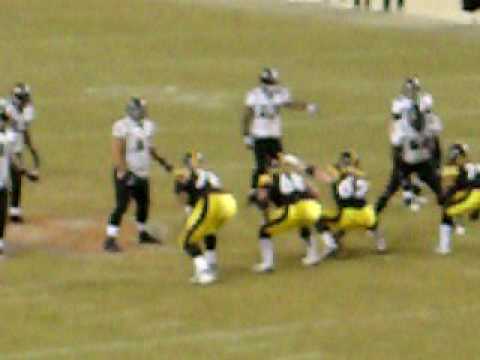 2008 AFC CHAMPIONSHIP GAME PITTSBURGH STEELERS -VS BALTIMORE RAVENS