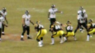 2008 AFC CHAMPIONSHIP GAME PITTSBURGH STEELERS -VS BALTIMORE RAVENS