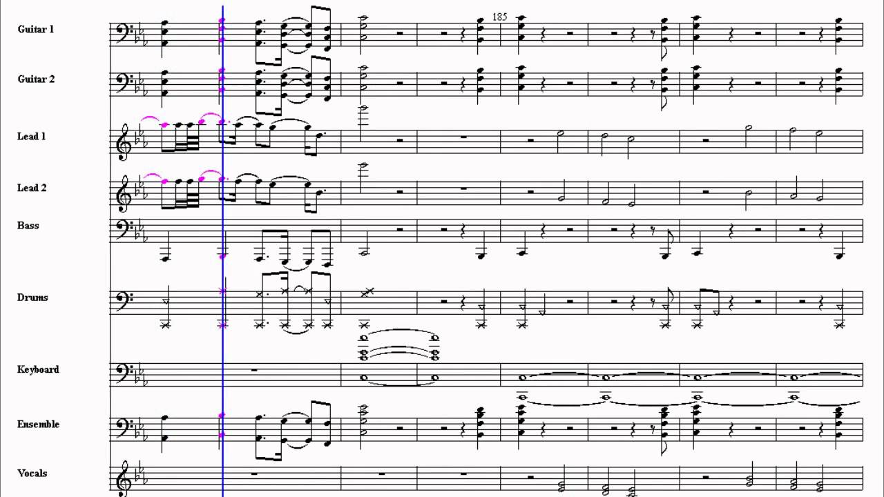 halskæde Som svar på Brise Dragonforce: Through The Fire & Flames Sheet Music - YouTube