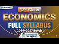 Economics 80/80 perfect plan | class 12 | Board 2027 | isse behtar kuch nahi