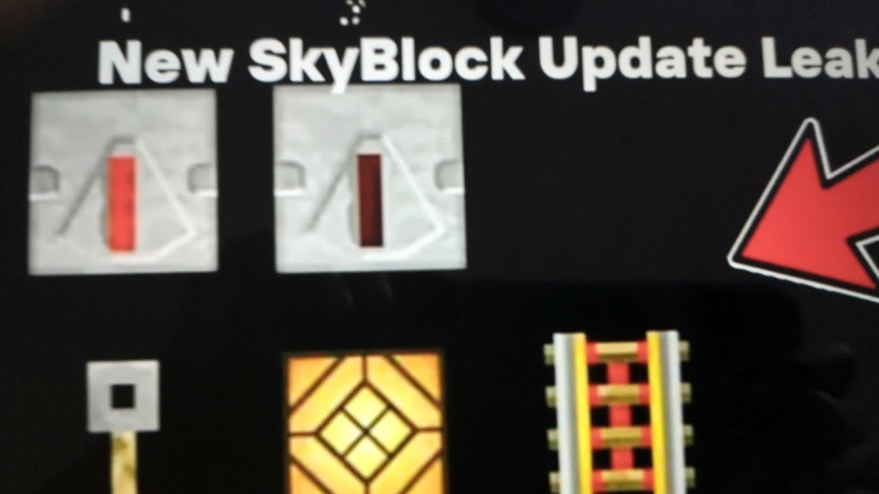 New leaked Skyblock Update!!! Credit: to External Bg