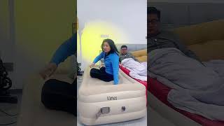 Automatic air mattress inflatable bed voice hand frees #airmattress #shortsfeed