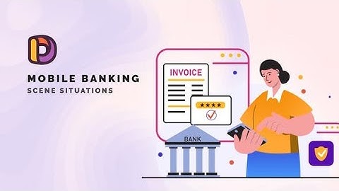 Mobile banking - Scene Situations | After Effects Template