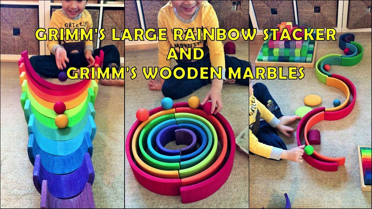 grimms rainbow stacker