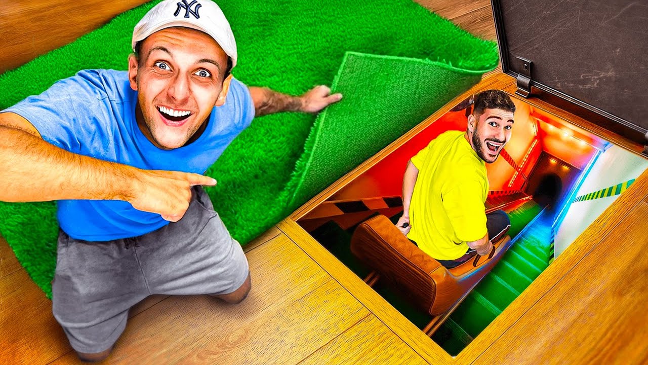 J'ai Construit une Pièce Secrète chez ANTOINE !