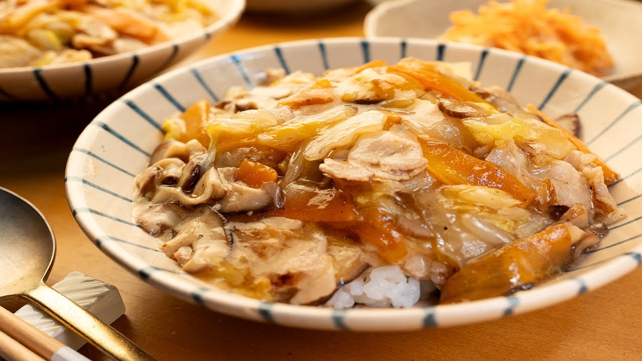 家族が大満足】失敗なし！ボリューム満点な『塩あんかけ丼』（まいにち