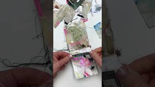 Having a stash of painted papers makes creating little journal pages so quick. ?