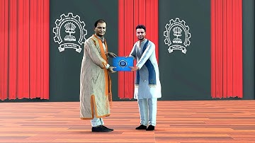 My Virtual Avatar Receiving Degree from IIT Bombay | Convocation 2020
