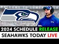 Seattle Seahawks 2024 Schedule LIVE - News, Instant Reaction & Analysis | 2024 NFL Schedule Release
