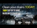 Cleaning your sunroof drains is critical! - Avoid major damage with this 10min DIY guide.