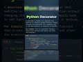 🔰  Python Decorators | #data #coding #it #tech #trending #python #shorts #decor #ai #automation #yt