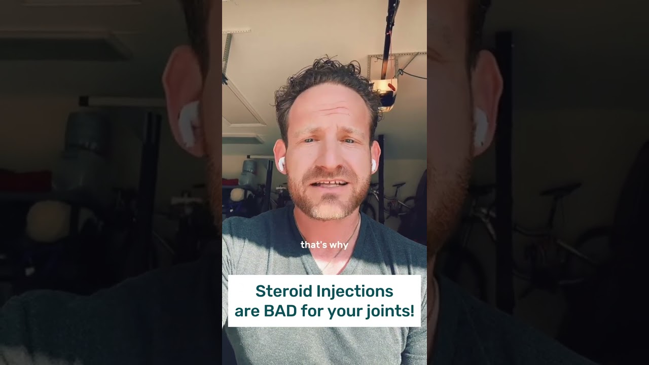 Steroid Injections are BAD for your joints!