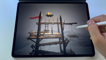 Stela | Apple Arcade | iPad Pro 4th gen 12.9-inch - handheld gameplay