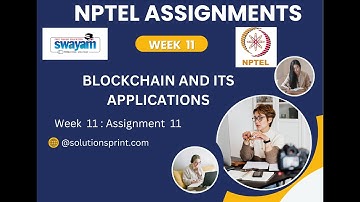 2025 NPTEL Blockchain and it