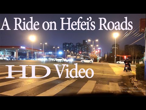 Hefei China |  Beautiful Night street View 2021 | Emerging Technology city of China