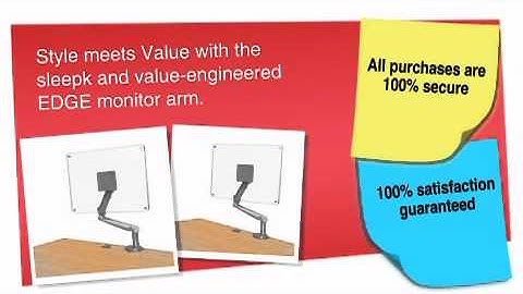 EDGE Single-Mount Monitor Arm - ofconcepts.com