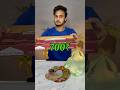 70₹ vs 700₹ Veg Thali. #shorts #foodchallenge #ytshorts #funny