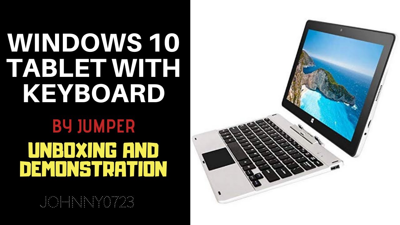 Jumper Windows 10 2in1 tablet computer with detachable keyboard YouTube