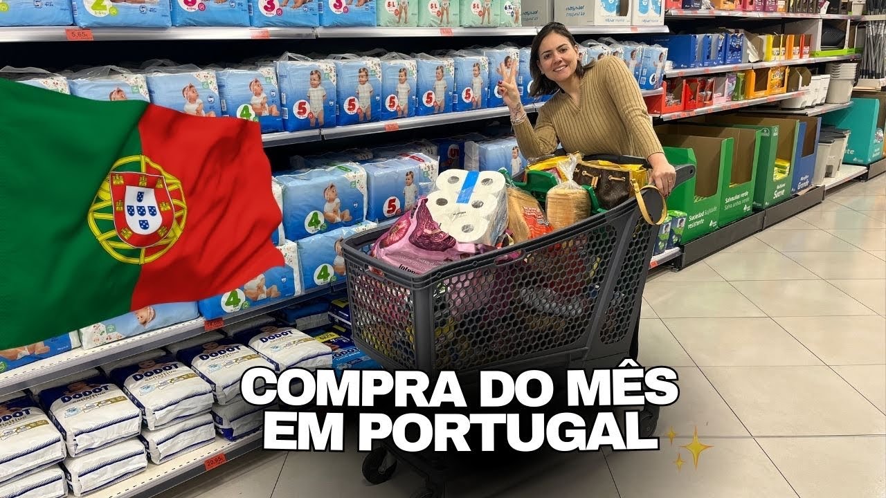 VOCÊ NÃO VAI ACREDITAR NESSES PREÇOS… 😳🛒 | Compra do Mês em Portugal - Preços Atualizados 2026
