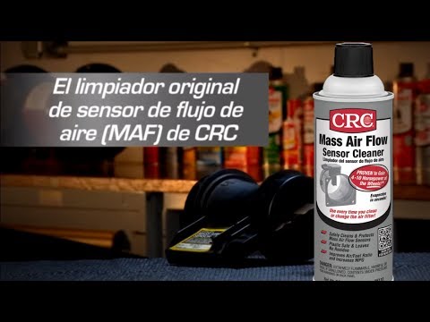 Video de instrucciones para el limpiador del sensor de flujo de aire (MAF) de CRC